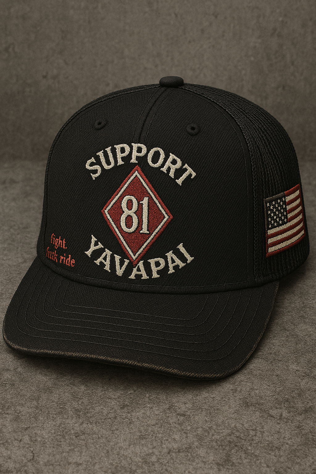 81-fight, fuck, ride hat