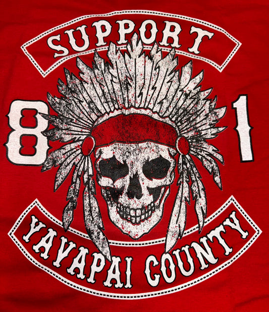 Red and White Warrior Team T-shirt