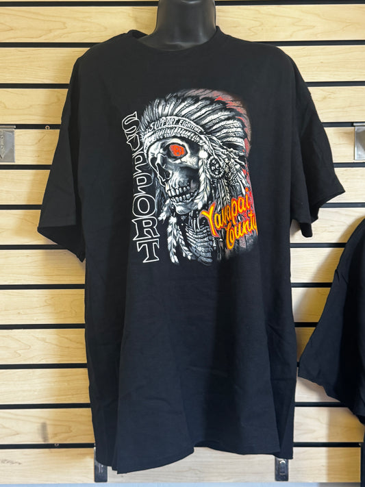 Support 81 Yavapai head dress t shirt